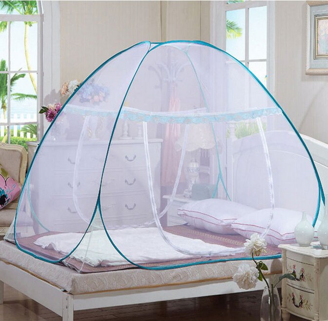 New Portable Pop Up Camping Tent Bed Canopy Mosquito Nets Twin Full Queen King Size Anti Mosquito Net